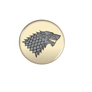 Dark Horse Deluxe Game of Thrones House Stark Sigil Button